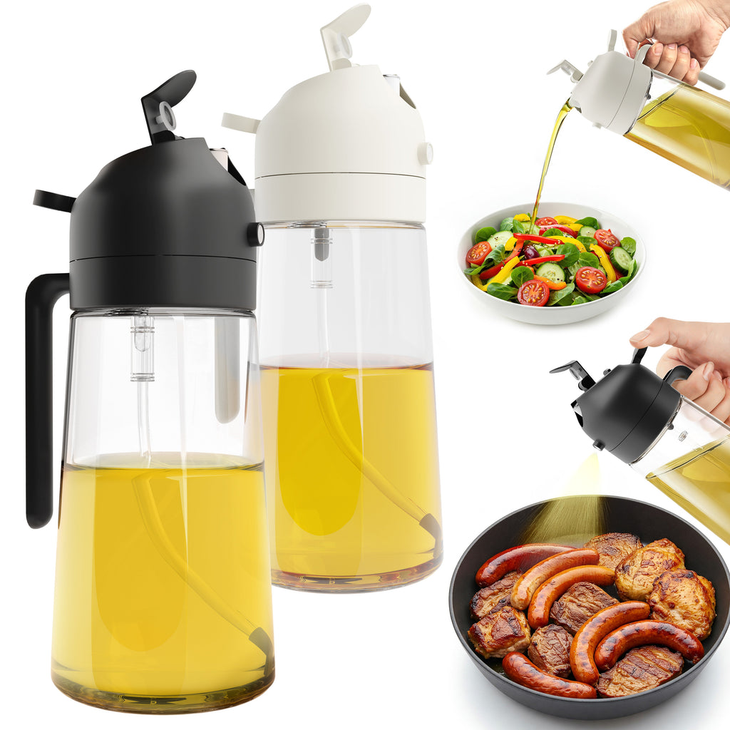 Everyday Glass Oil Sprayer & Dispenser — 2 Pack