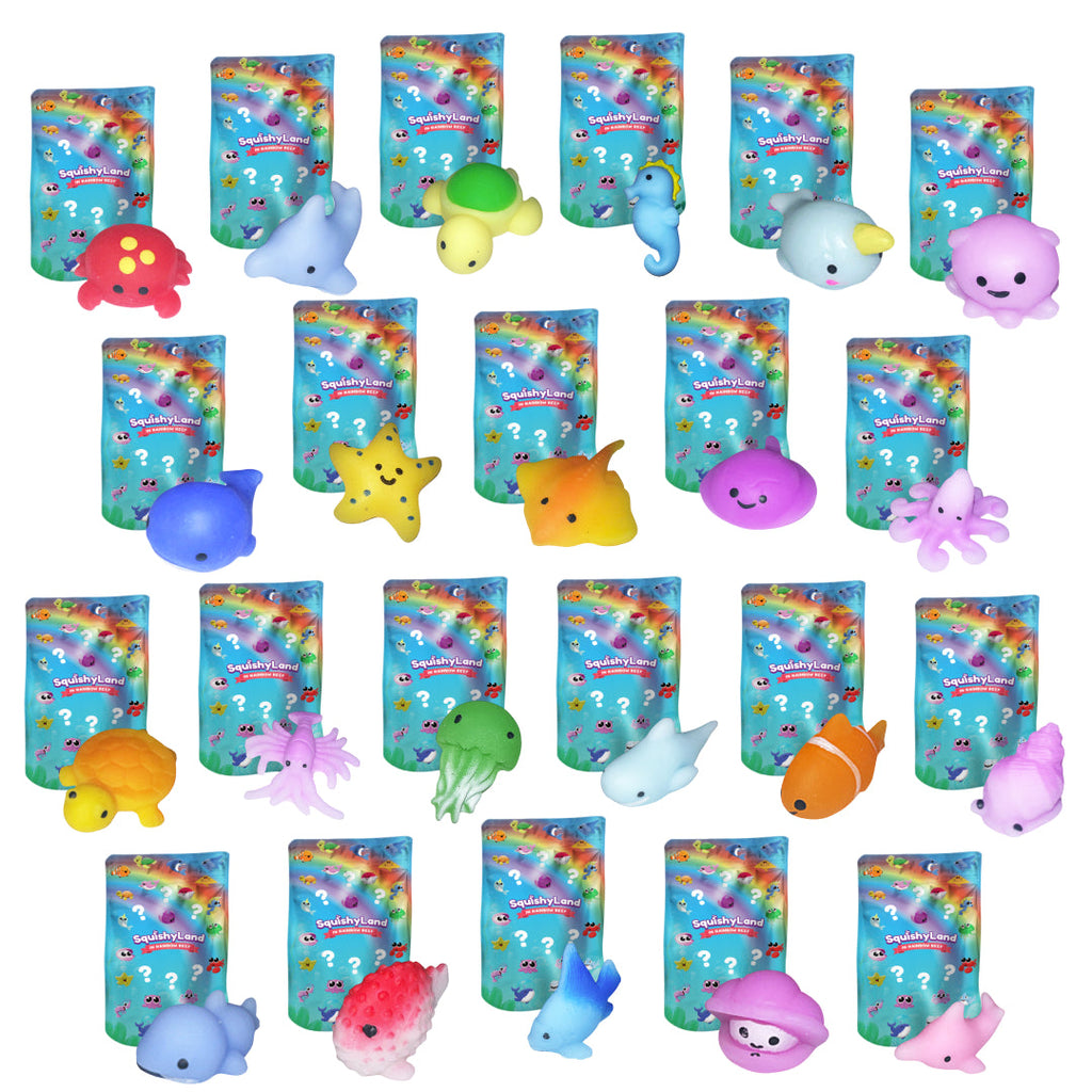 22 Mystery Squishies – Surprise Sea Animal Pack